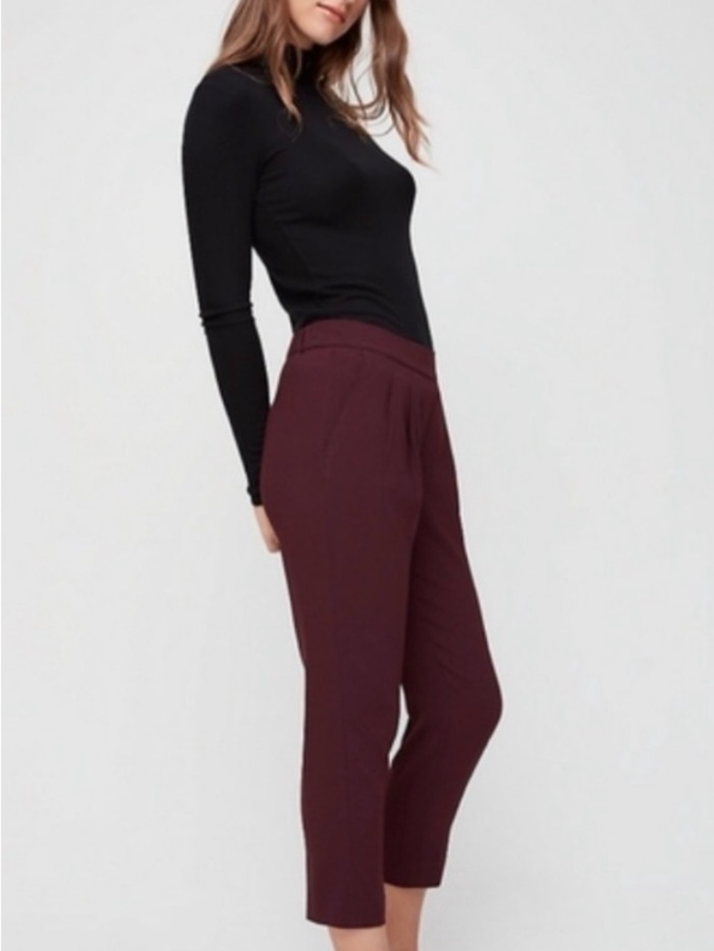 Babaton Conan Pant in Burgundy - Size 6
